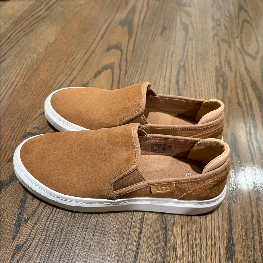 UGG Women's Tan Slip-On Flats